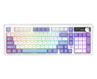 Ajazz AK980 V2 Gift Switch V2 Purple White Blue z ekranem - 1536373 - zdjęcie 1